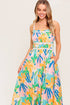 sunlit-garden-pink-blue-woven-midi-dress Flying Tomato-Sophia's Style-2