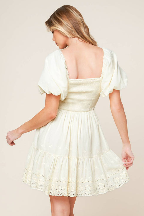 lola-grass-cream-woven-mini-dress Flying Tomato-Sophia's Style-4