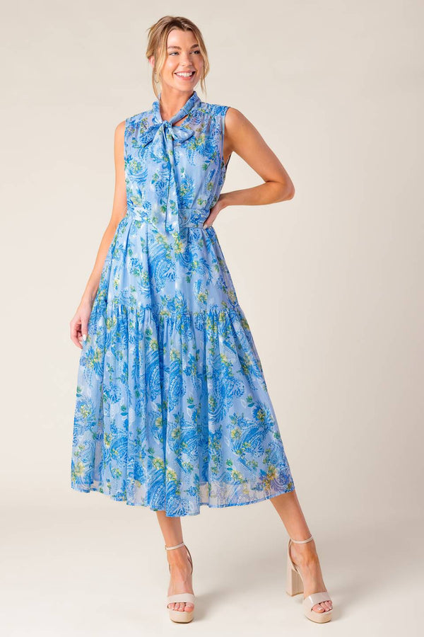 ever-after-power-blue-woven-midi-dress Flying Tomato-Sophia's StyleDRESSES-1