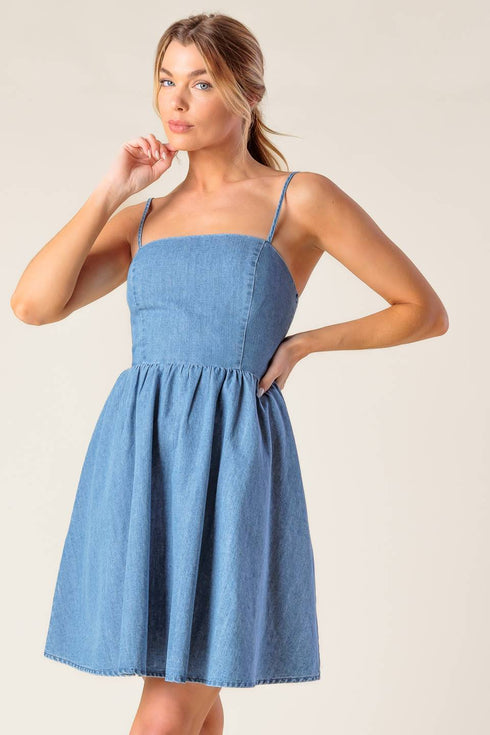 back-in-love-denim-mini-dress Flying Tomato-Sophia's StyleDRESSES-1