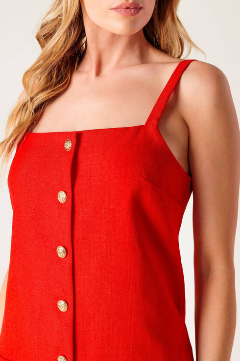 chasing-joy-red-woven-mini-dress Flying Tomato-Sophia's Style-2