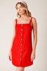 chasing-joy-red-woven-mini-dress Flying Tomato-Sophia's StyleDRESSES-1