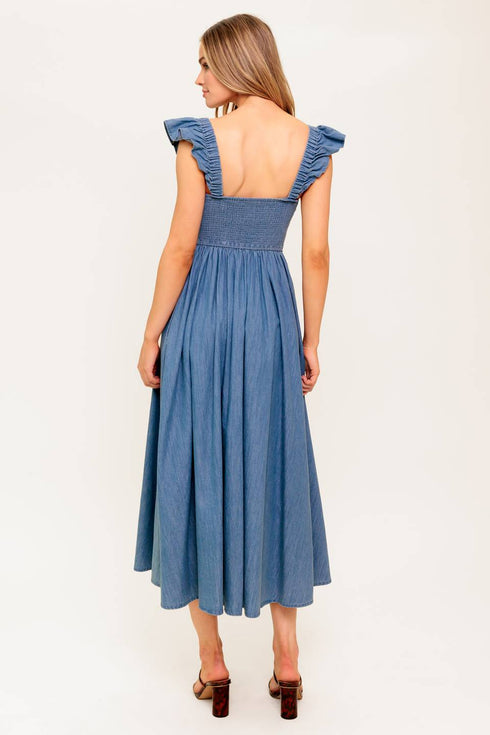 driftwood-petal-chambray-midi-dress Flying Tomato-Sophia's Style-6