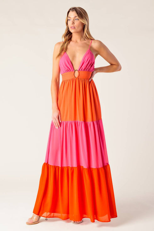 regal-rise-woven-color-blocked-maxi-dress Flying Tomato-Sophia's StyleDRESSES-1