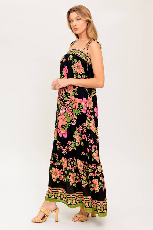 summer-glow-black-woven-maxi-dress Flying Tomato-Sophia's Style-4