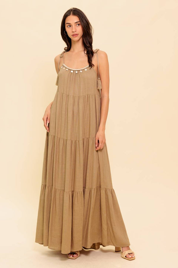 world-of-possiblilities-taupe-woven-maxi-dress Flying Tomato-Sophia's StyleDRESSES-1