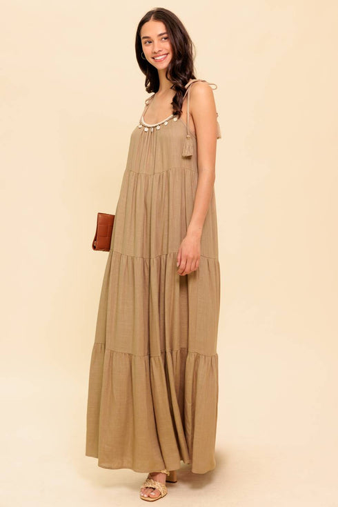 world-of-possiblilities-taupe-woven-maxi-dress Flying Tomato-Sophia's Style-4