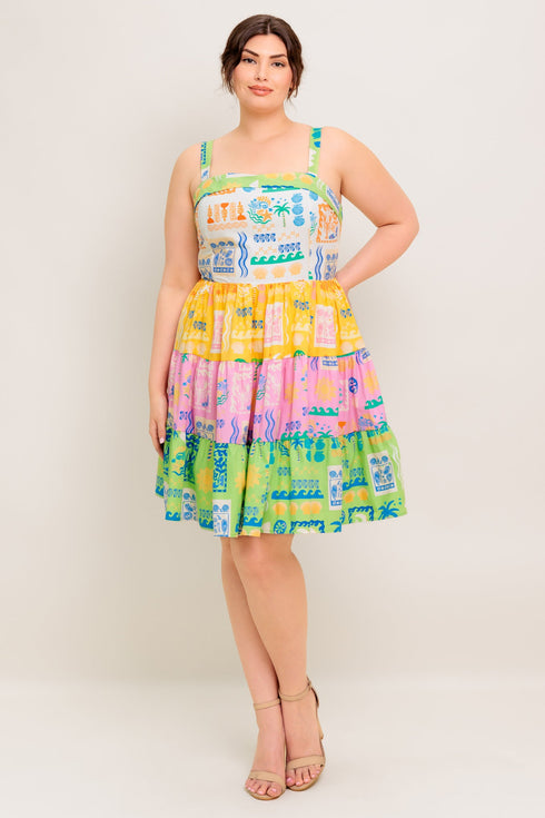 out-of-office-green-woven-mini-dress Flying Tomato-Sophia's Style-7