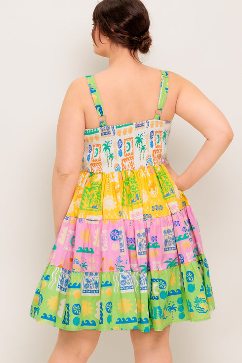 out-of-office-green-woven-mini-dress Flying Tomato-Sophia's Style-8