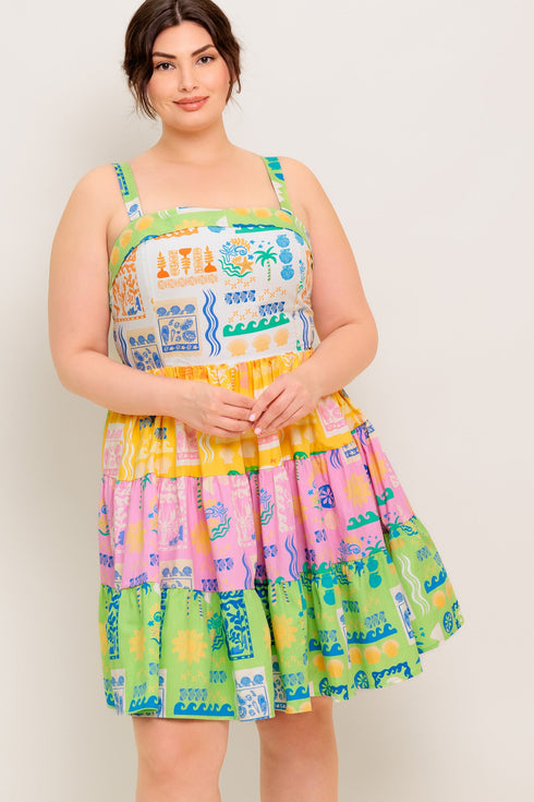 out-of-office-green-woven-mini-dress Flying Tomato-Sophia's Style-9