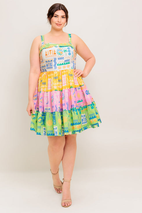 out-of-office-green-woven-mini-dress Flying Tomato-Sophia's Style-10