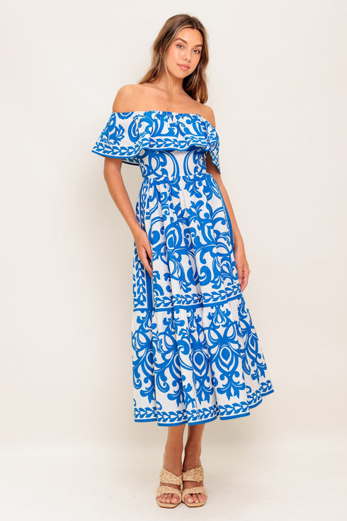 bloom-serenade-blue-woven-midi-dress Flying Tomato-Sophia's Style-7