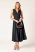for-the-record-black-woven-midi-dress Flying Tomato-Sophia's Style-7