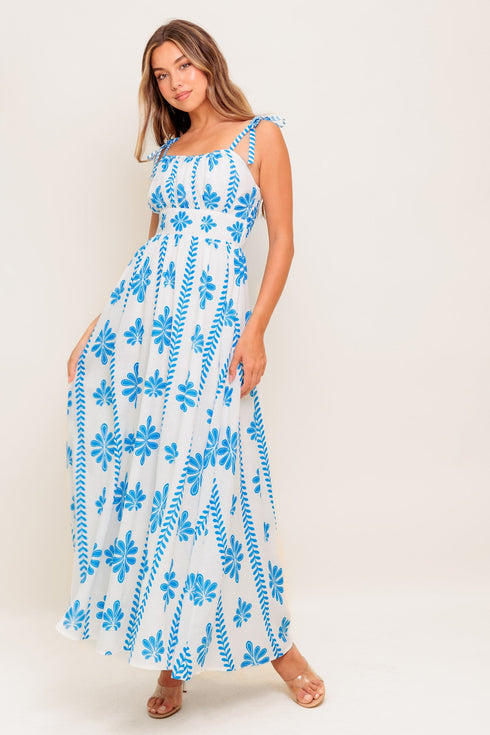 blue-noir-floral-woven-maxi-dress Flying Tomato-Sophia's Style-4