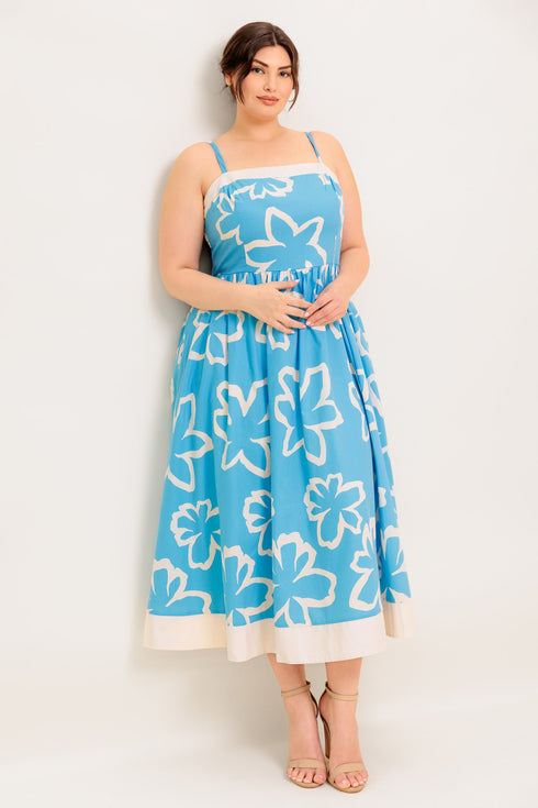serene-petals-blue-woven-midi-dress Flying Tomato-Sophia's Style-14