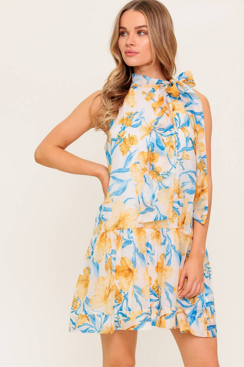 summer-spell-ivory-woven-mini-dress Flying Tomato-Sophia's StyleDRESSES-1