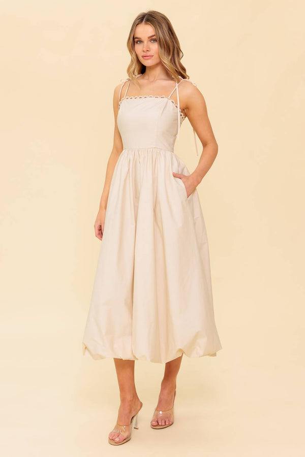 regal-cutie-cream-woven-midi-dress Flying Tomato-Sophia's StyleDRESSES-1