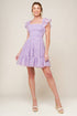 playfully-posh-lavender-woven-mini-dress Flying Tomato-Sophia's Style-3
