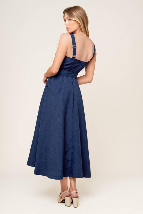 rauland-navy-woven-midi-dress-sophias-style-2