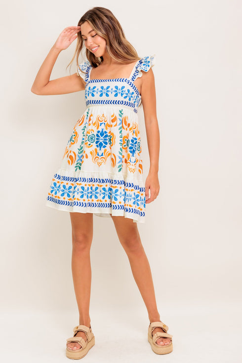 floral-kiss-ivory-woven-mini-dress Flying Tomato-Sophia's Style-6