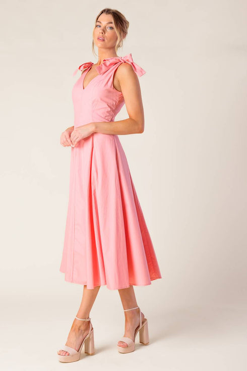 on-the-right-track-peach-woven-midi-dress Flying Tomato-Sophia's Style-6