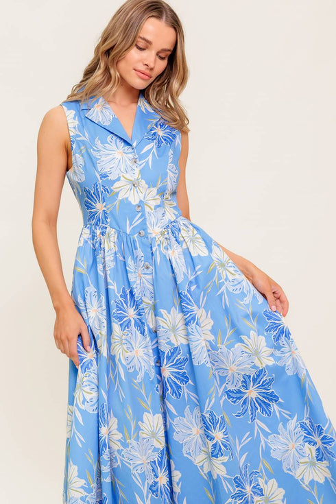 fern-whisper-blue-woven-midi-dress Flying Tomato-Sophia's Style-4