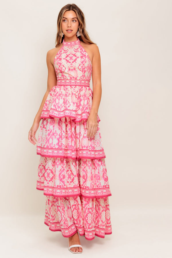 blushing-blossom-fuchsia-woven-maxi-dress Flying Tomato-Sophia's StyleDRESSES-1