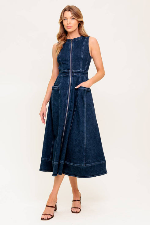 raw-beauty-denim-midi-dress Flying Tomato-Sophia's StyleDRESSES-1
