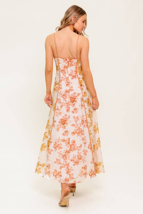 sandstone-petal-woven-midi-dress Flying Tomato-Sophia's Style-4