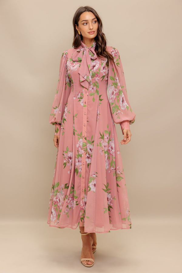 blush-botanica-woven-midi-dress-1-flying-tomato-Sophia's StyleDRESSES-1