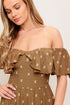 belle-amour-brown-woven-midi-dress Flying Tomato-Sophia's Style-4