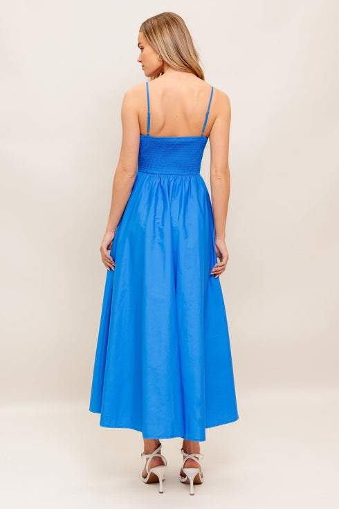kissable-knot-blue-woven-midi-dress-1-sophias-style-2
