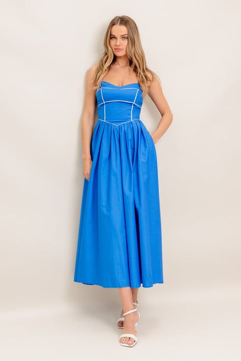 kissable-knot-blue-woven-midi-dress-1-sophias-style-7