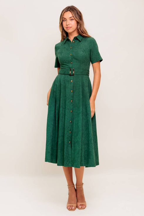 emerald-code-jacquard-woven-midi-dress Flying Tomato-Sophia's Style-7