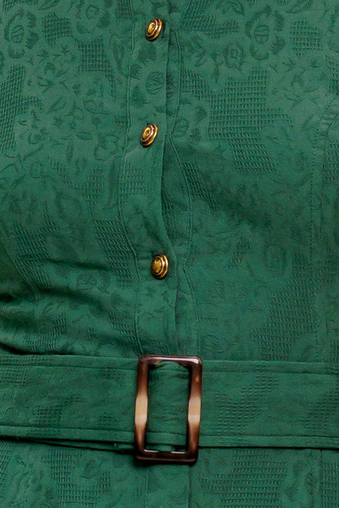 emerald-code-jacquard-woven-midi-dress Flying Tomato-Sophia's Style-8