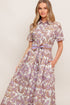 lavender-mosaic-woven-midi-dress Flying Tomato-Sophia's StyleDRESSES-1