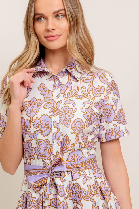 lavender-mosaic-woven-midi-dress Flying Tomato-Sophia's Style-3