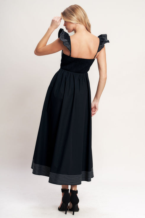 beautifully-unexpected-woven-midi-dress-flying-tomato-Sophia's Style-7