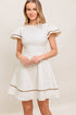 cream-milk-tea-woven-mini-dress Flying Tomato-Sophia's StyleDRESSES-1