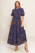 bohemian-navy-floral-woven-midi-dress Sophia's StyleDRESSES-1