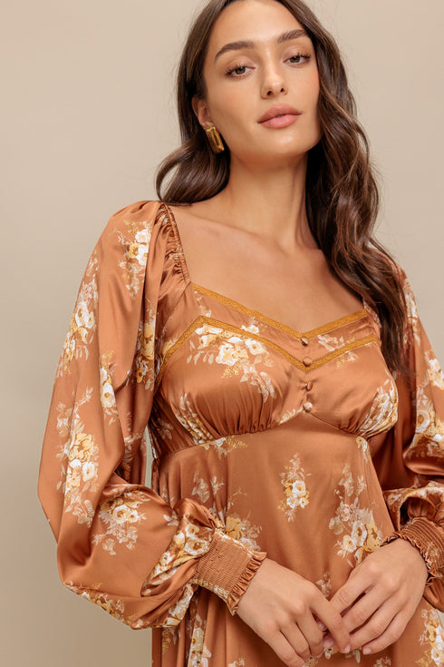 caramel-sunset-woven-midi-dress Flying Tomato-Sophia's Style-2