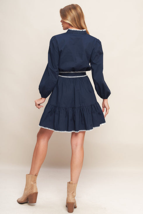 urban-noir-navy-woven-mini-dress Sophia's Style-5