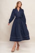 shine-bright-navy-long-slleve-woven-midi-dress Sophia's Style-5