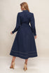 shine-bright-navy-long-slleve-woven-midi-dress Sophia's Style-3