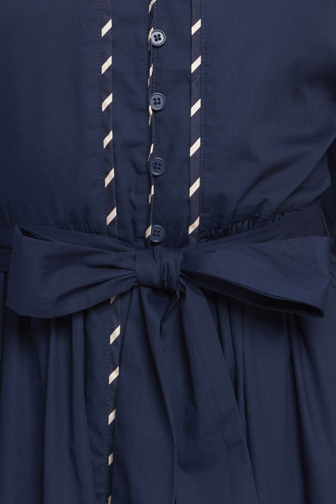 shine-bright-navy-long-slleve-woven-midi-dress Sophia's Style-6