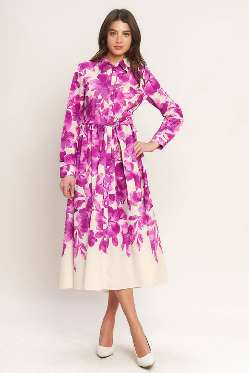 evergreen-camellia-dream-woven-midi-shirt-dress-flying-tomato-sophias-style-2