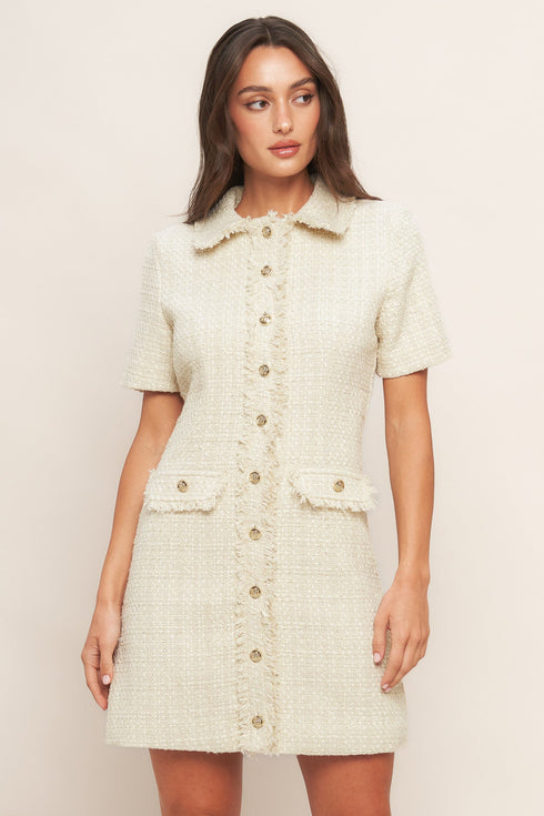 boucle-affair-tweed-mini-dress Sophia's Style-4