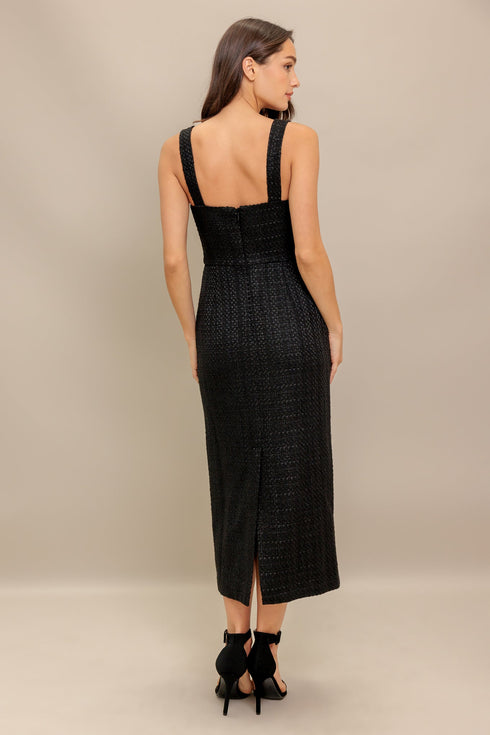 tweed-nouvelle-woven-midi-dress Flying Tomato-Sophia's Style-4