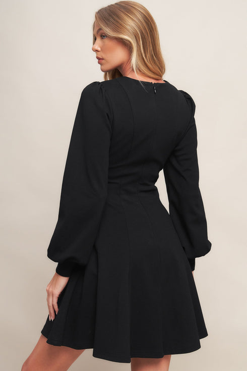 black-swan-heavy-knit-mini-dress Sophia's Style-2