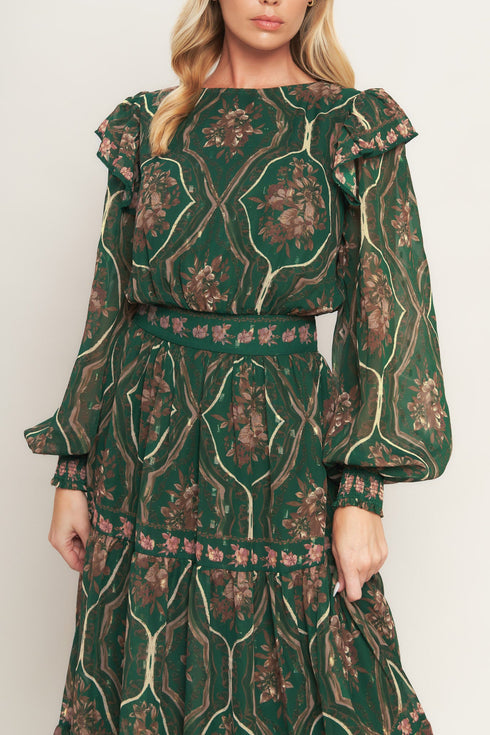 garden-labyrinth-woven-midi-dress Flying Tomato - Sophia's Style-3